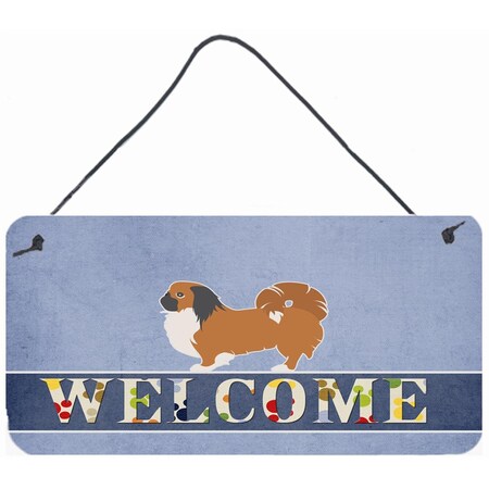 Carolines Treasures Pekingese Welcome Wall or Door Hanging Prints BB5542DS812